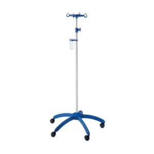 Piantana acciaio cromato base e ganci ABS