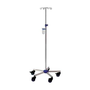 Piantana tubo base - ganci inox